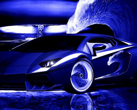 🔥 Download Cool Lambhini Wallpaper By Dalvarez Blue Lamborghini