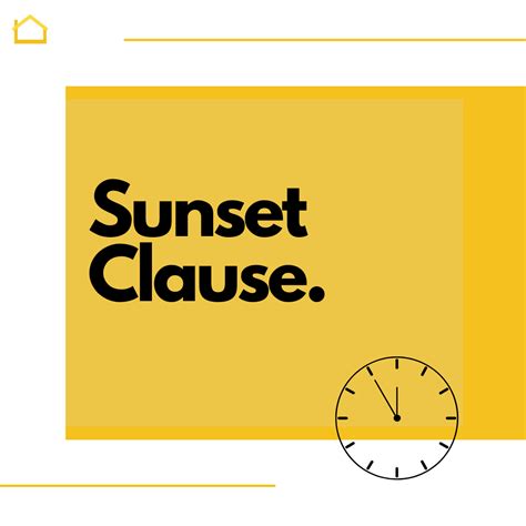 Sunset Clause Also Known As Registration Date Is Very Common In Off