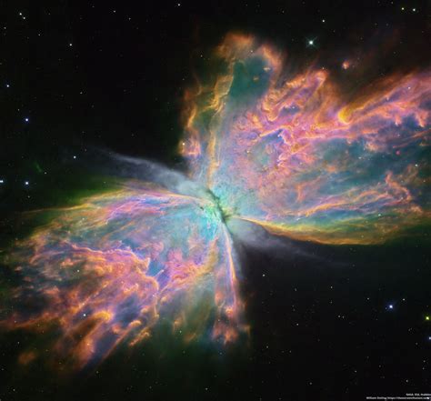 La Nebulosa De La Mariposa Del Hubble