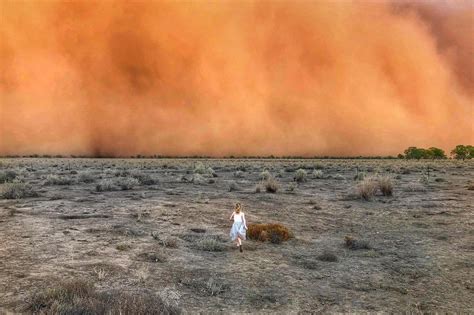 Staggering Images Show Apocalyptic Dust And Hail Storms In Australia As