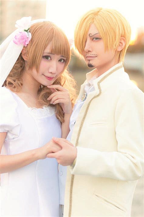 Charlotte Pudding Purin X Sanji Vinsmoke One Piece Cosplay Косплей