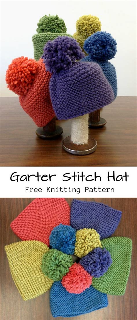 I hope you are inspired to knit up this garter stitch in your next knitting project. Garter Stitch Hat Free Knitting Pattern | Baby hat ...