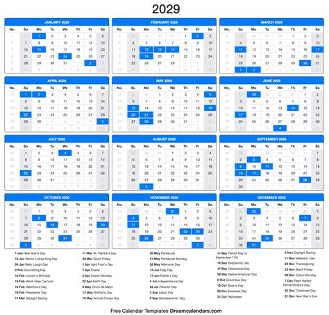 Calendar 2029 2024 Calendar 2024 Ireland Printable