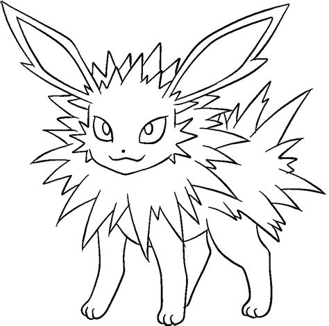 Coloring Page Eevee Coloringes Evolutions Printable Coloring Home