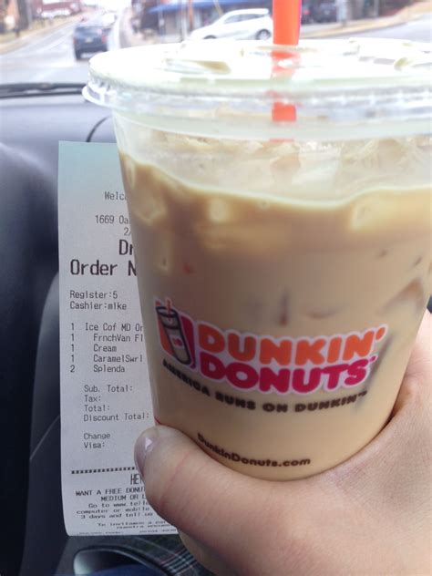 How To Make French Vanilla Swirl Iced Coffee From Dunkin Donuts