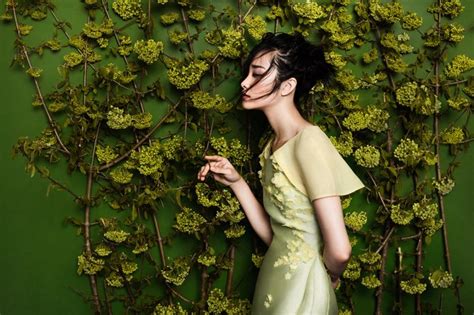 Fgr Exclusive Kwak Ji Young By Zhang Jingna In Flowers Bloom