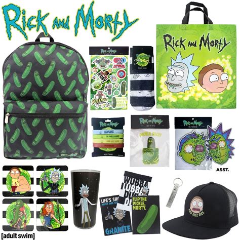 Rick And Morty Showbag Cartoon Tv Show Merch Swag And Toys