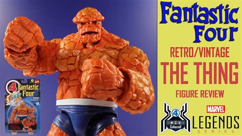 Marvel Legends Retro Fantastic Four The Thing Vintage F4 Toybiz Card