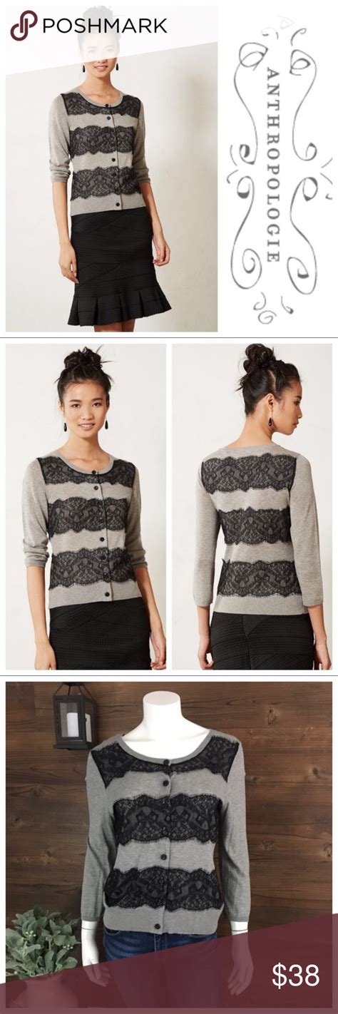 Knitted And Knotted Lace Ruled Cardigan Whether Paired With Distressed