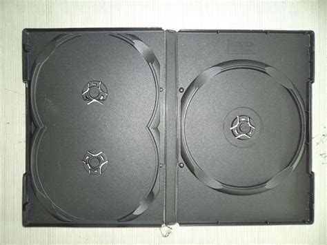 Dvd Box Dvd Case Dvd Cover 14mm For 3 Discs Black With Tray China Dvd
