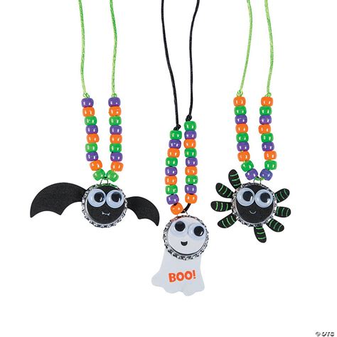 Halloween Bottle Cap Necklace Craft Kit Discontinued