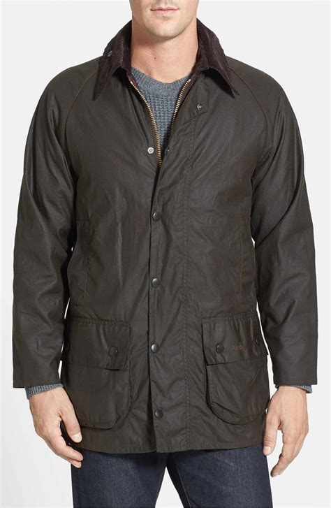 Barbour Classic Beaufort Relaxed Fit Waxed Cotton Jacket Nordstrom