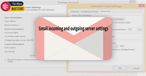 Gmail Incoming Mail Server Setting Guide The New Busters