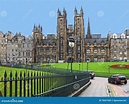 Universidad de Edimburgo foto de archivo. Imagen de calle - 79651902