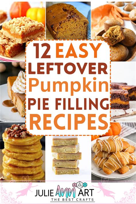 12 Easy Leftover Pumpkin Pie Filling Recipes Julie Ann Art