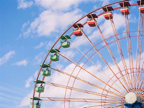 Free Images Cloud Sky Daytime Ferris Wheel Amusement Park
