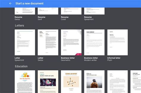 template gallery  google drive time  learn templates