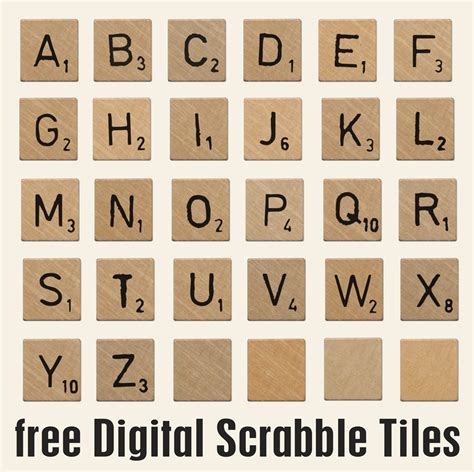 Scrabble Letter Font For Cricut Popular Fonts