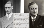 George VI's letter to speech therapist Lionel Logue up for auction