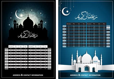 Check Out My Behance Project “ramadan Mubarak Calendar Template