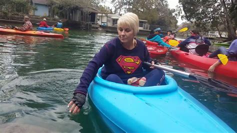 Kayaking With Manatees At Weeki Wachee Springs 2018 Youtube