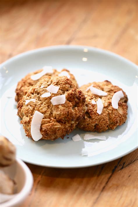 Ginger And Coconut Cookies Recipe Emmas Nutrition For Gut Health