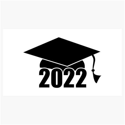 Graduation Square Academic Cap 2022 Clip Art