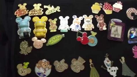 my disney pin collection 2015 youtube