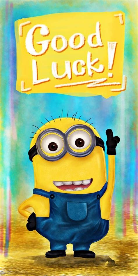 More images for goodbye and good luck meme » Minion Good Luck - Fan Art by luckyhalim | Good luck ...