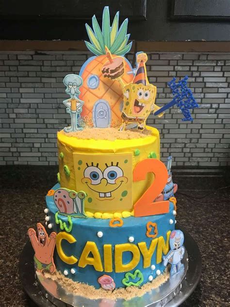 Spongebob Birthday Party Cake