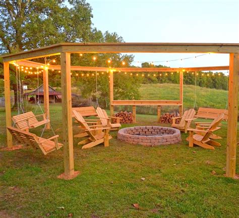 This Diy Backyard Pergola With Swings Is The Perfect Piece To Surround