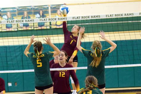 Riverview At Flat Rock Volleyball Photo Gallery The News Herald