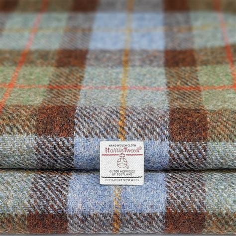 Macleod Tartan Harris Tweed Fabric Harris Tweed Scotland