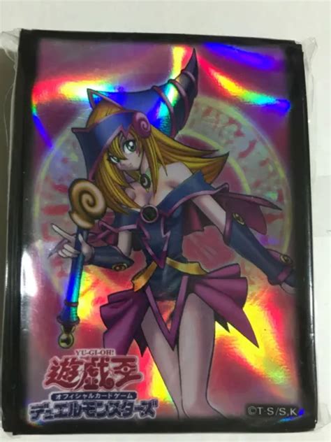 Yugioh Dark Magician Girl Card Protector Sleeve Japanese 55 Pcs Konami