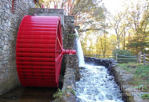 Water Powered Grist Mill Wheel Photograph By John Small Fine Art America