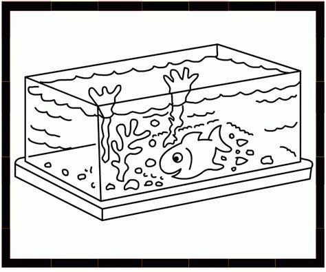 Use these images to quickly print coloring pages. Fish Bowl Coloring Sheet - Cliparts.co