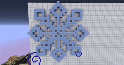 Set Of 8 Snowflakes Minecraft Map
