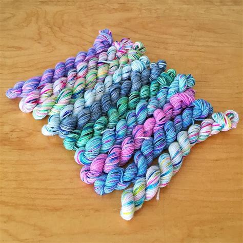 A New Set Of Mini Skeins Is Now Available In The Juliannas Fibre Shop
