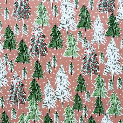 Opulent Tree Kraft Christmas T Wrap Vintage Christmas Wrapping