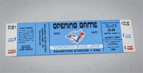 Blue Jays Digital Tickets Mark End Of Souvenir Stubs Blue Jays Open