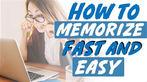 How To Memorize Anything Fast And Easy Best 10 Ways To Study 💡 Youtube
