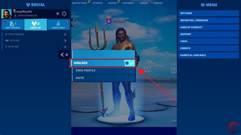How To Block And Unblock Someone On Fortnite