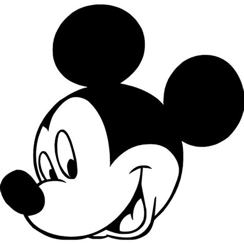 Mickey Mouse Face Clipart Clipart Best