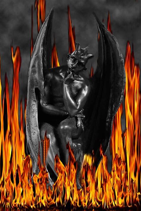 Lucifer Fallen Angel In Flames Devil Von Bonita ђєℓℓσ Redbubble