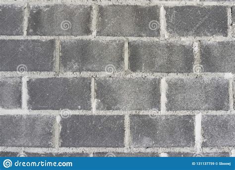 Big Brick Gray Wall Backgroundtexture Stock Image Image Of Gray