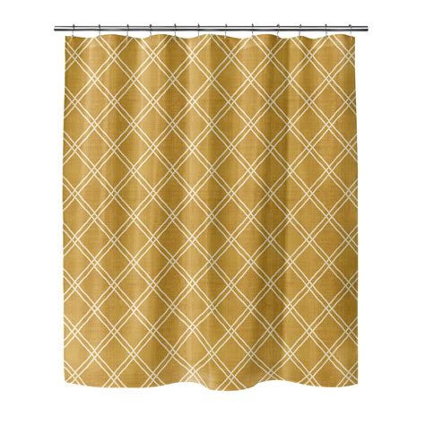 Brown And Gold Shower Curtain Pknmt Beige Abstract Beautiful