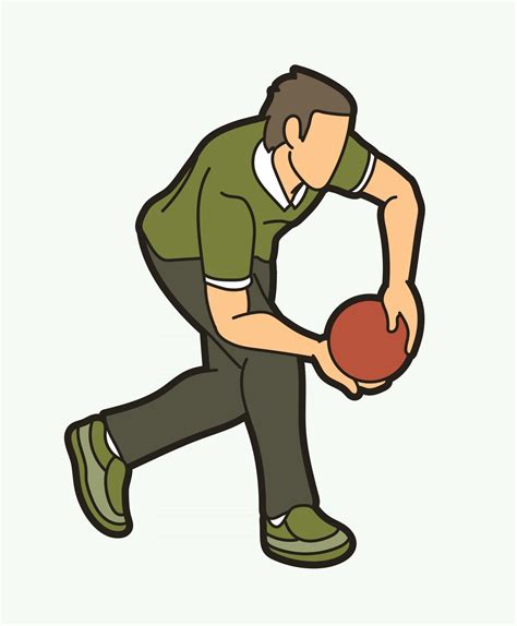 Bowler Bowling Sport Male Player 2468081 Vector Art At Vecteezy