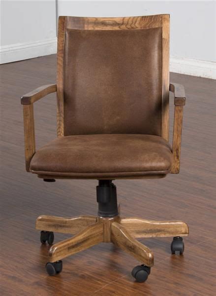 Sunny Designs Sedona Rustic Oak Office Chair Rustic Office Chairs