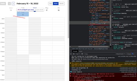 Javascript Fullcalendar Shows In Double Header Name On Daygreedweek