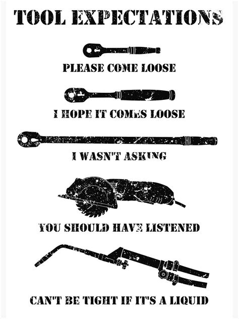 Tool Expectations Poster For Sale By Herderofcats Redbubble